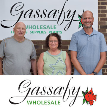 Wholesale florist in Fort Wayne, Indiana. Gassafy specializing in premium cut flowers, potted plants, and floral supplies. The Gassafy Wholesale fresh flower trucks are on the road serving Indiana, Michigan, and Ohio. Photo of the Snyder family.